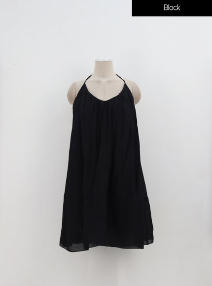 頸帶迷你連衣裙 IA313