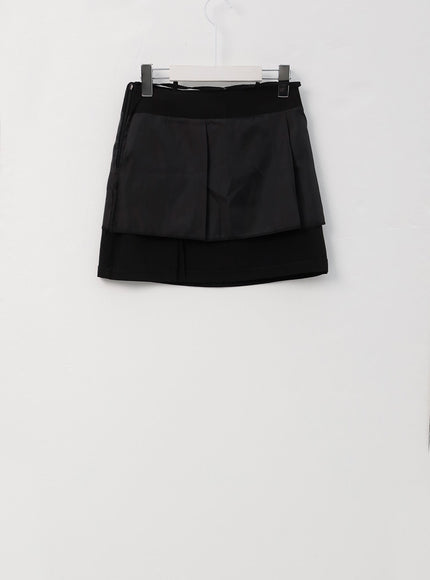 waist-strap-mini-skirt-is327