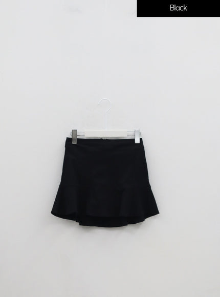Simple Frill Mini Skirt IM327