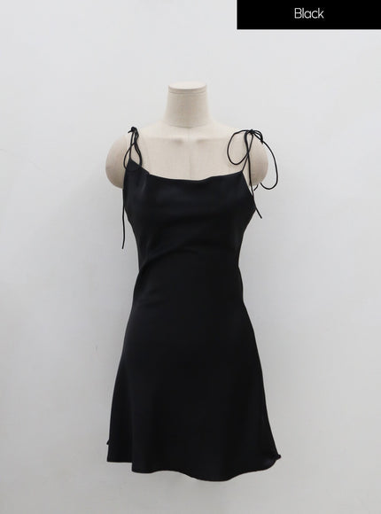 緞面內衣風格迷你連衣裙 IN08