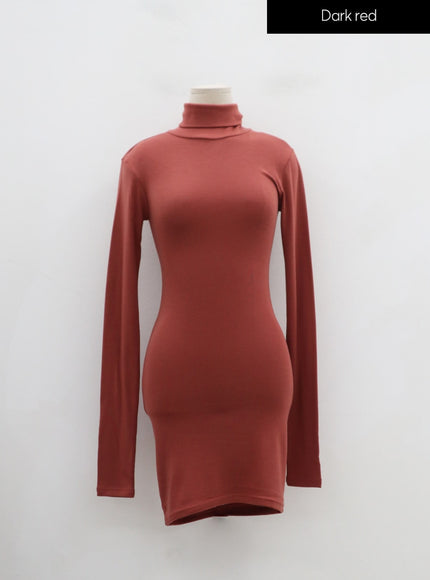 Turtleneck Mini Dress IN24
