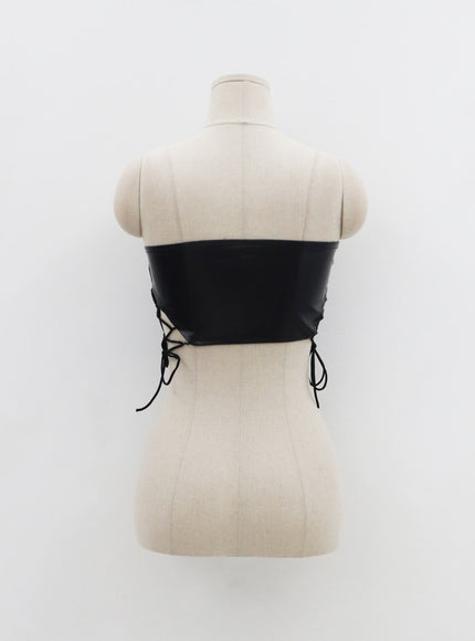 Side Cross Strap Tank Top IS07