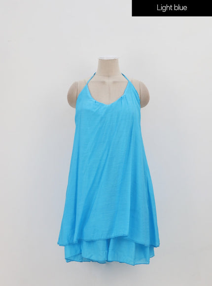 頸帶迷你連衣裙 IA313