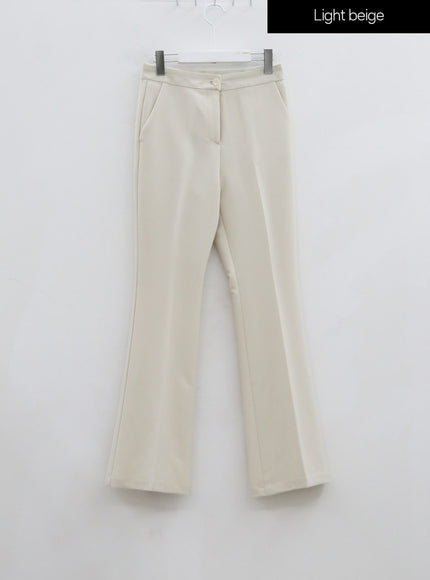 Slim Bootcut Tailored Pants IO18