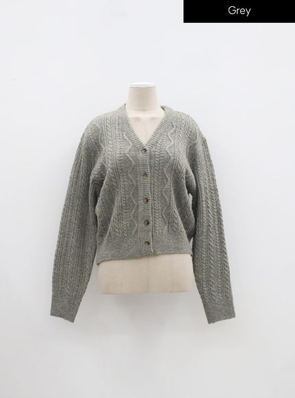 Cropped Knit Cardigan IM315