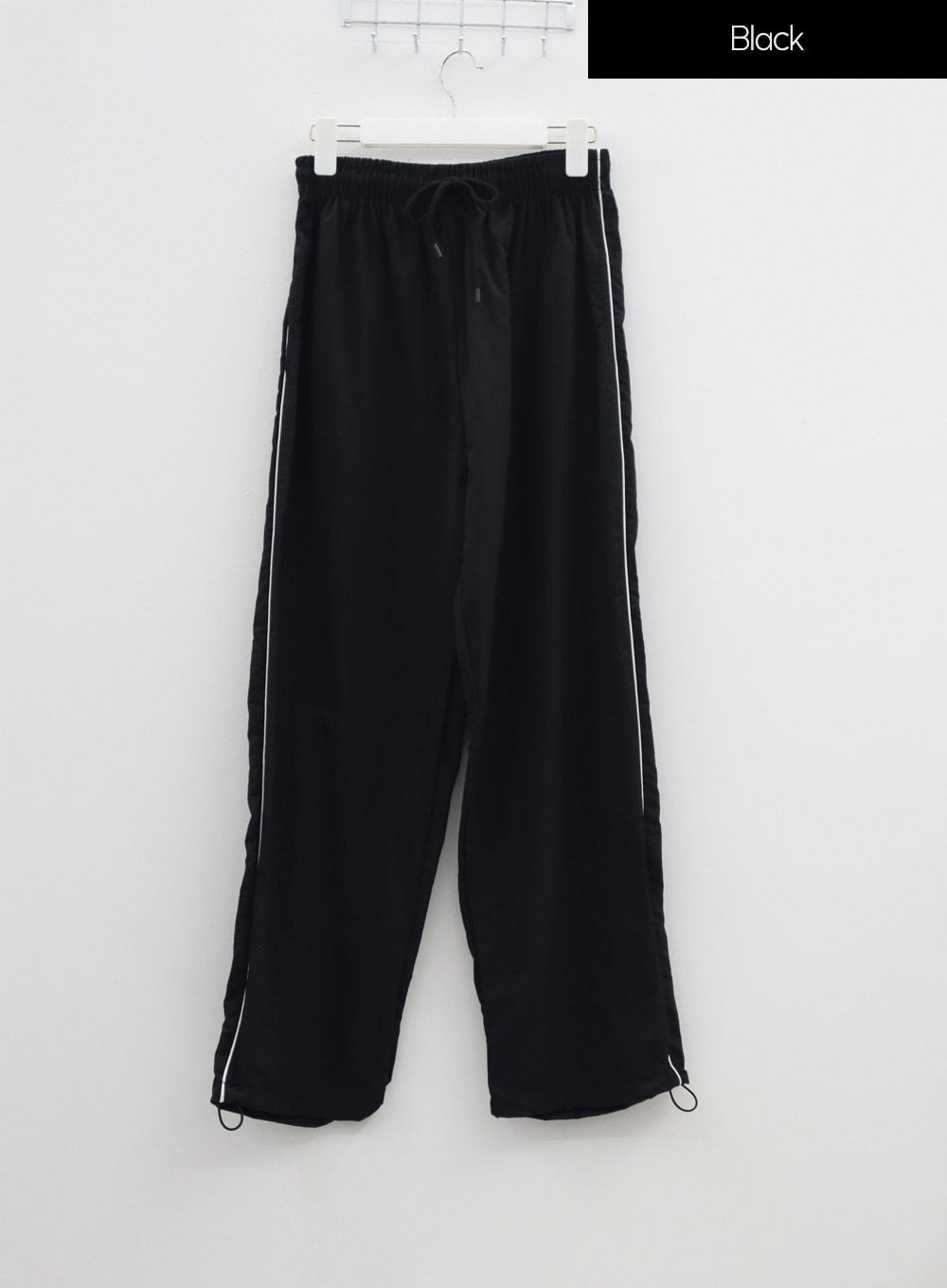 Drawstring Nylon Track Pants IF315