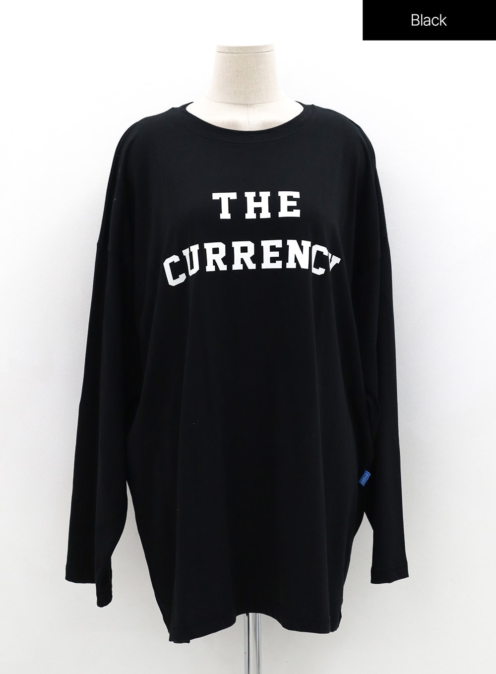 Plus Casual Round Cotton Long Sleeve T-Shirt IS02