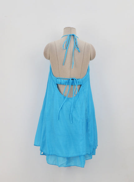 頸帶迷你連衣裙 IA313