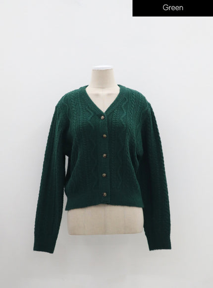 Cropped Knit Cardigan IM315