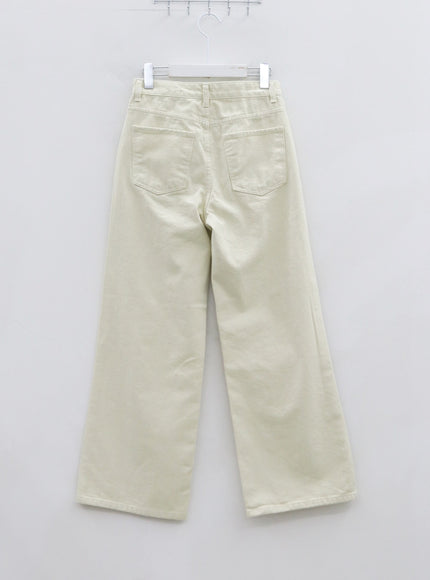 Wide Leg Cotton Pants IO24