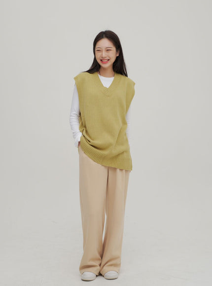 V領針織背心 Ff13 