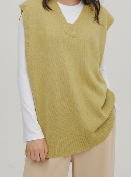 V領針織背心 Ff13 