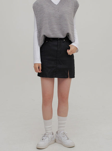 V領針織背心 Ff13 