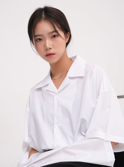 Elbow Cut Out Shirt J23