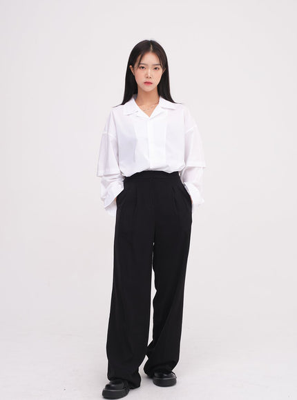 Elbow Cut Out Shirt J23