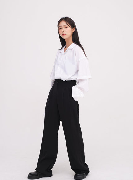 Elbow Cut Out Shirt J23