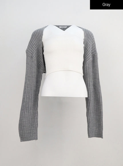 Bolero Shrug Zara Shrug Top Ribbed Bolero Shrug BA09 Korean