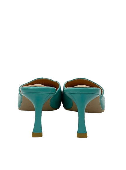 縫線細節高跟穆勒鞋 OY23