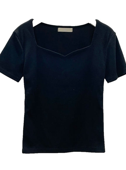 心形領短袖 T 卹 U1502 