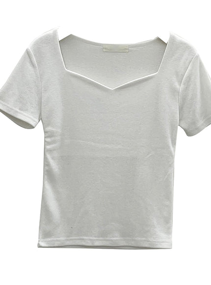 心形領短袖 T 卹 U1502 