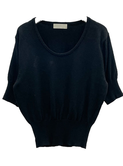 低圓領針織衫 U1502 