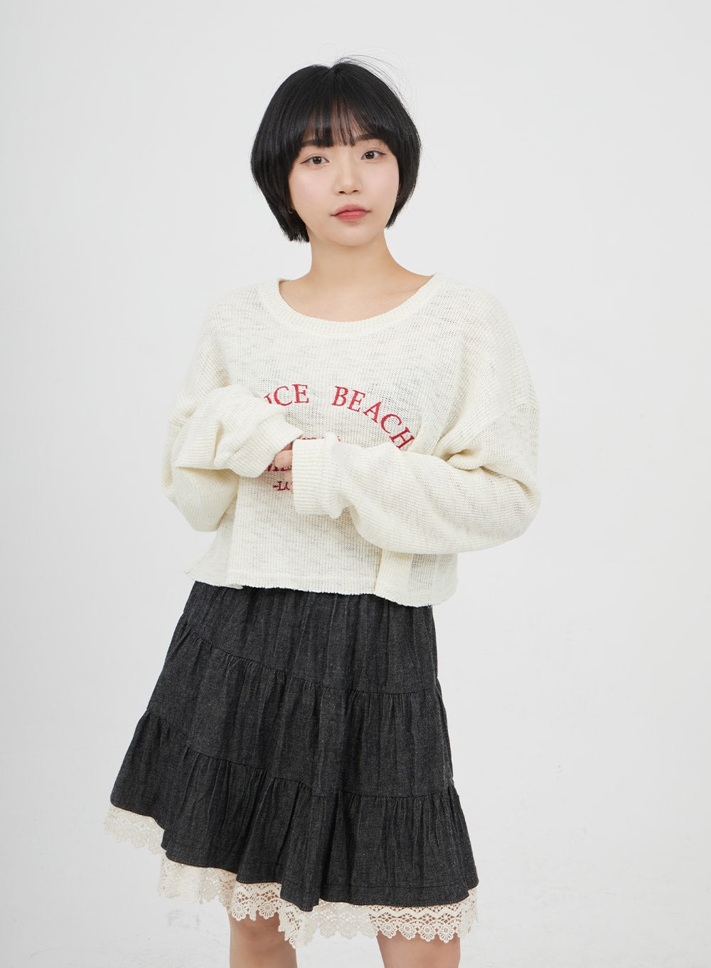 Lace Mini Skirt BM314
