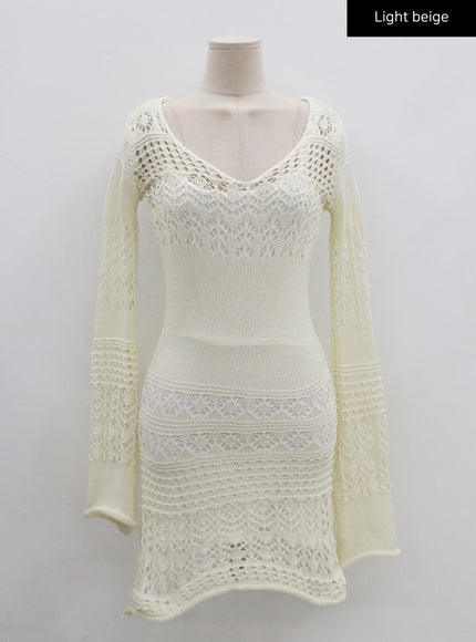 分層針織迷你連衣裙和細肩帶迷你連衣裙套裝 CO19 