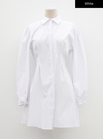 迷你襯衫連衣裙CF316