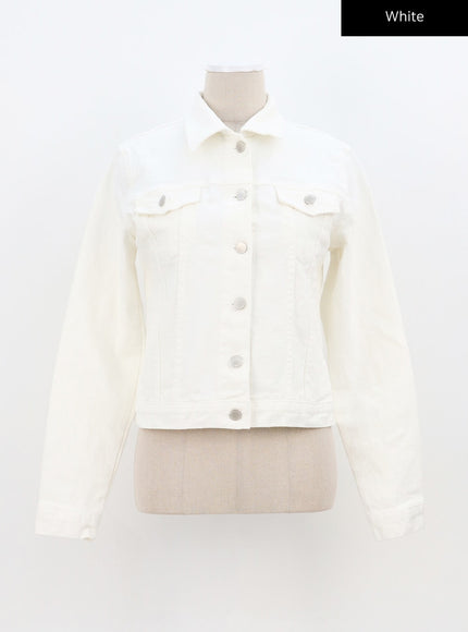 Button Cotton Jacket CA314