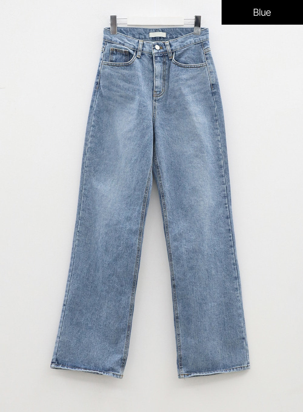 Mid-Wash Wide Jeans OM327