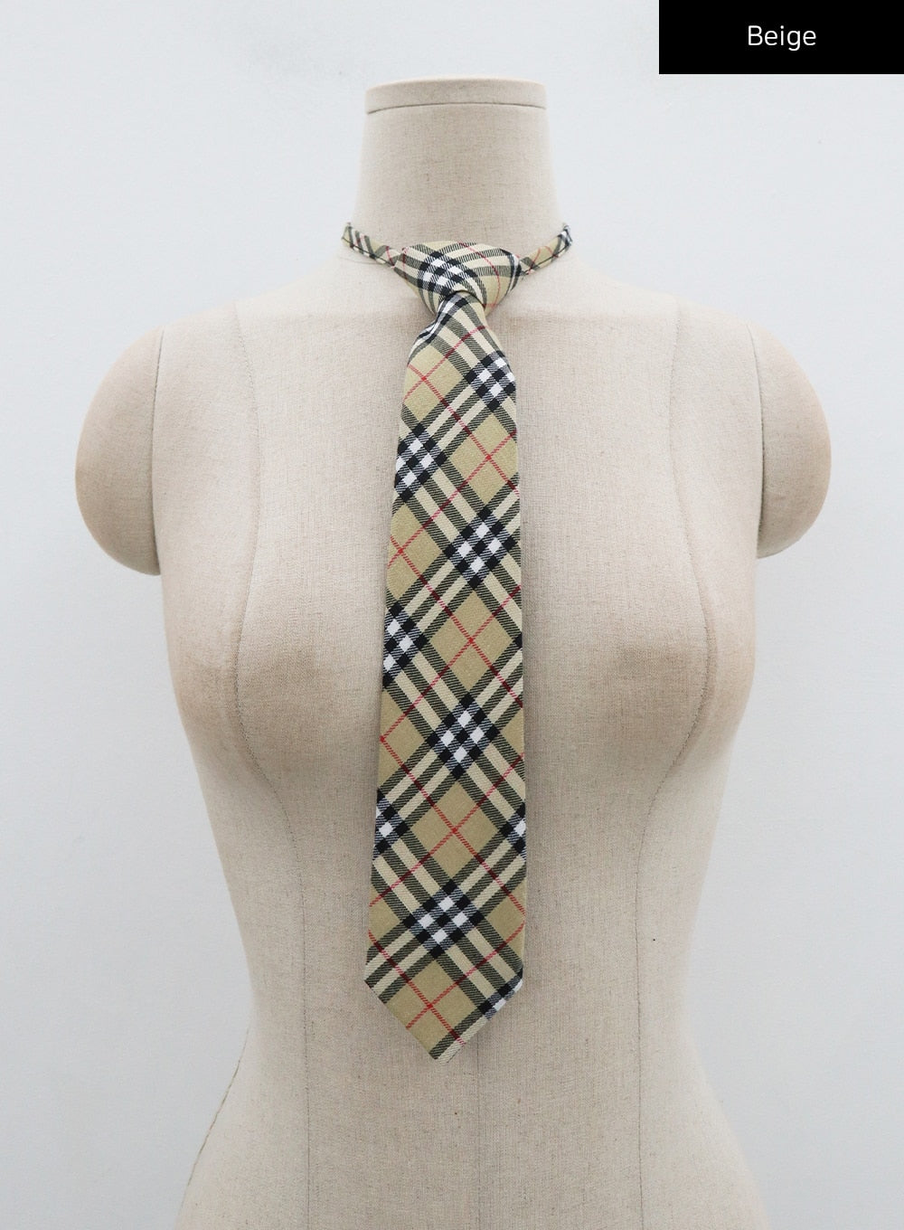 Check Pattern Necktie CN10