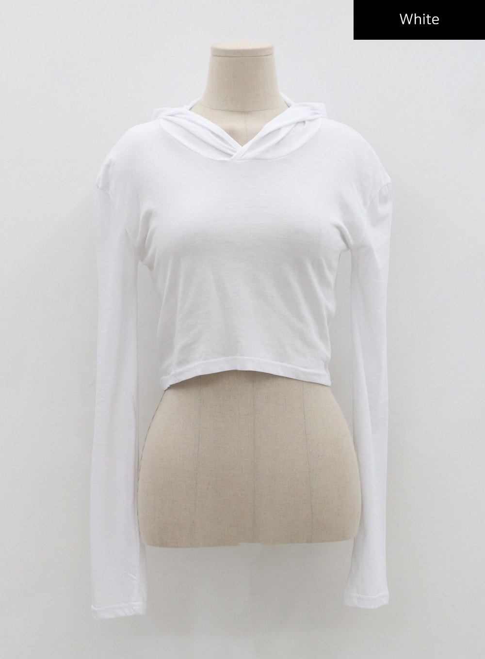 Crop Cotton Hoodie T-Shirt CS08