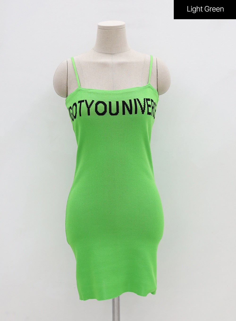 Universe Lettered Sleeveless Mini Dress IU20