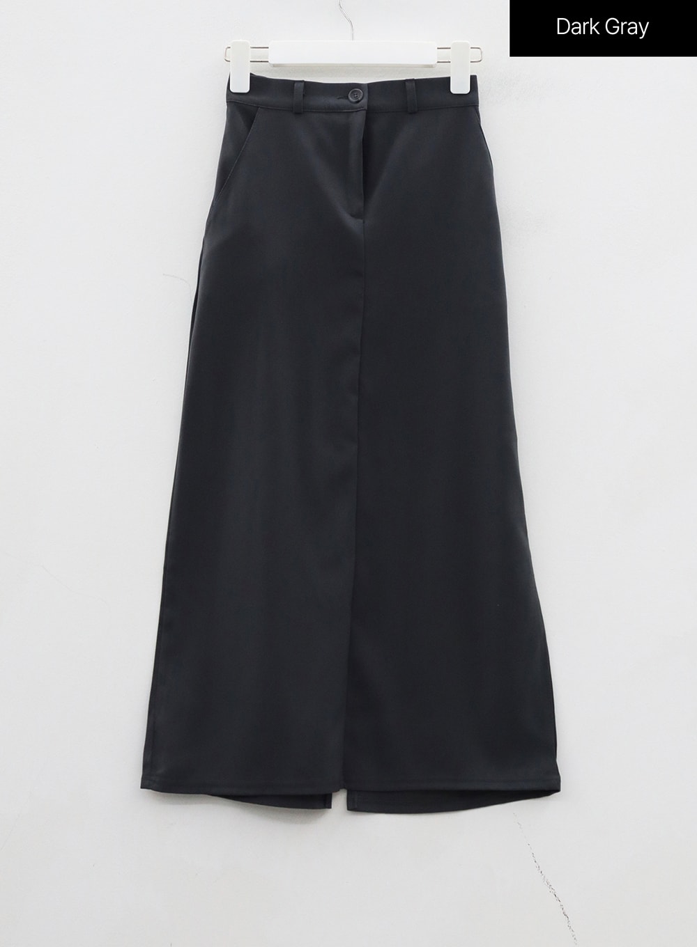Back Slit Simple Maxi Skirt OJ313