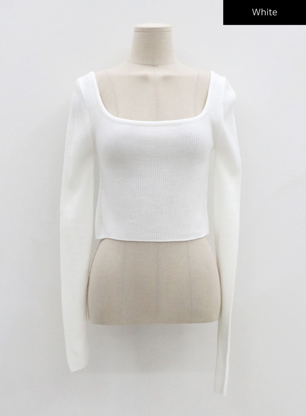 方形針織長袖T卹 CS20