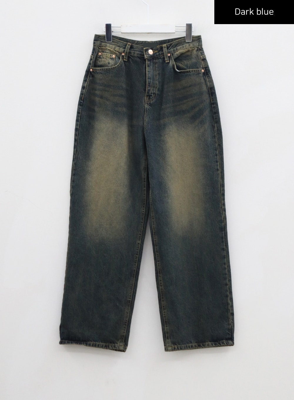 Vintage Washing Wide Leg Denim Pants CN14