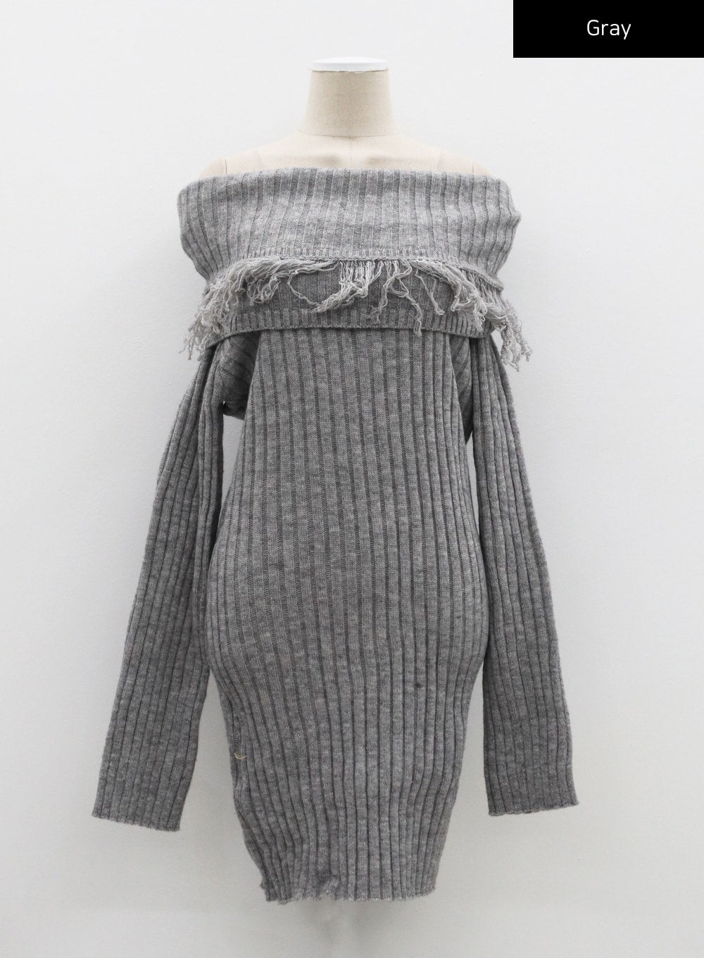 Ribbed Knit Mini Dress CF321
