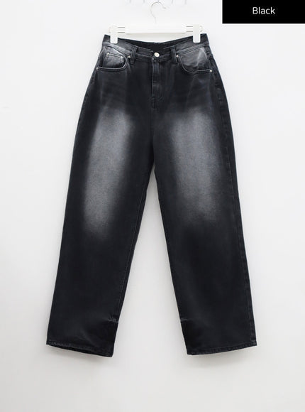 中腰寬鬆牛仔褲 CF328