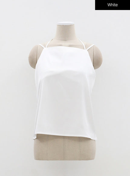 緞面無袖上衣 OF327