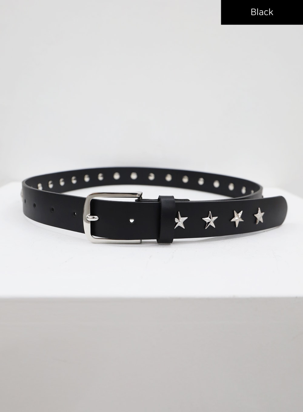 Star Studded Leather Belt CU11