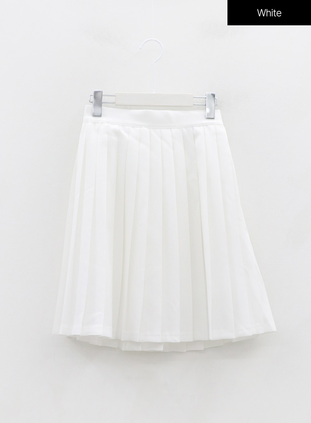 Basic Pleated Midi Skirt OS02