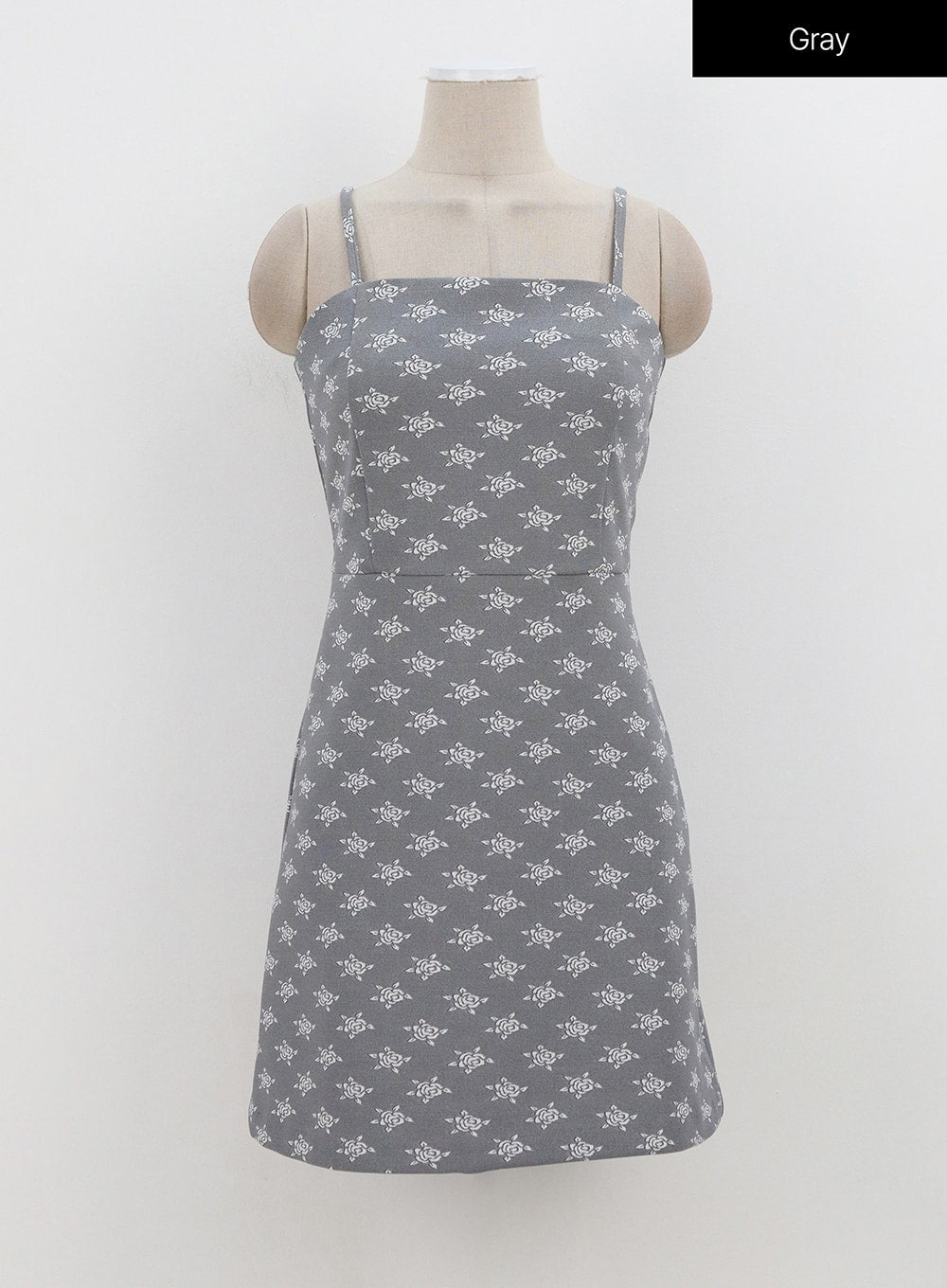 玫瑰印花迷你連衣裙 OA310
