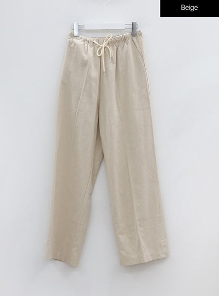 Slit Banded Pants OU12
