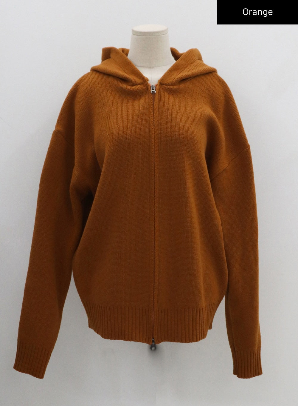 Knit Hooded Two Way Zipper Jacket Unisex CO27