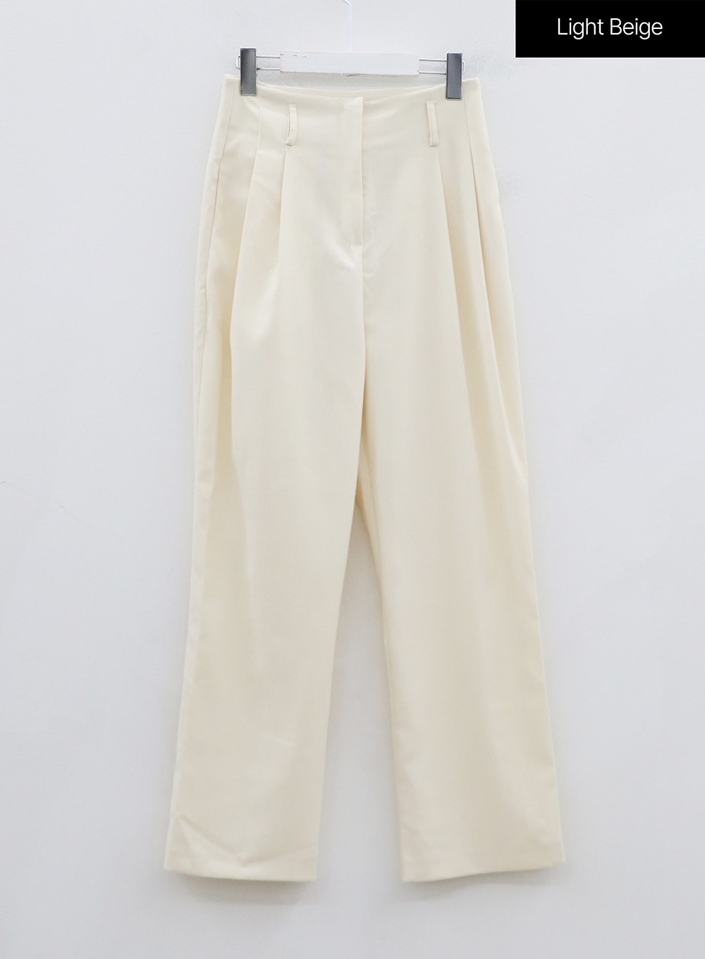 Hidden Button Wide Tailored Pants ON07 - Lewkin