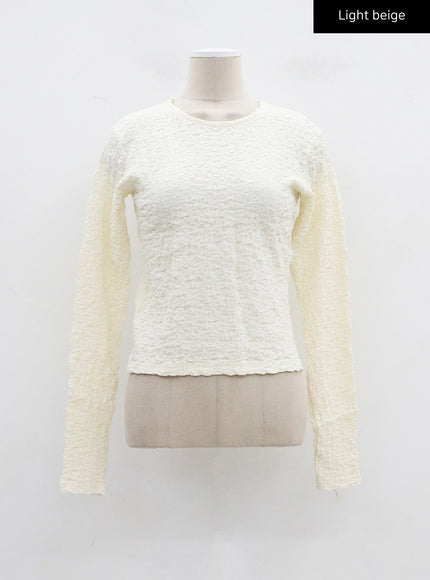 圓領長袖上衣 CJ318