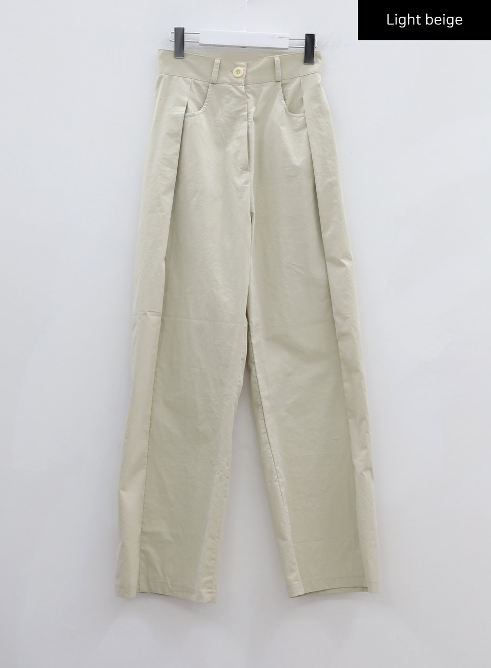 Pintuck Wide Leg Cotton Pants CU14 - Lewkin