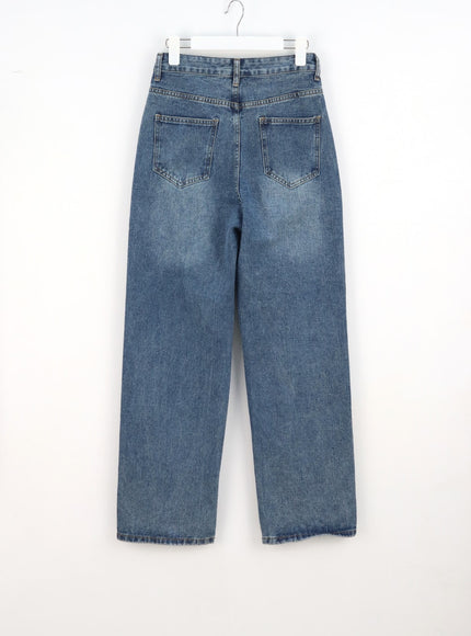 Wrapped Wide Leg Jeans CA320