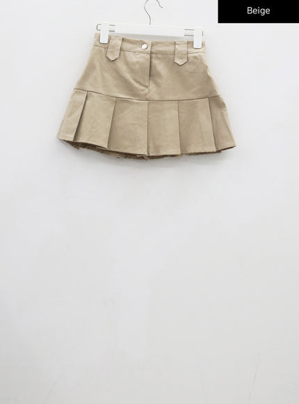 高腰百褶迷你裙CJ317