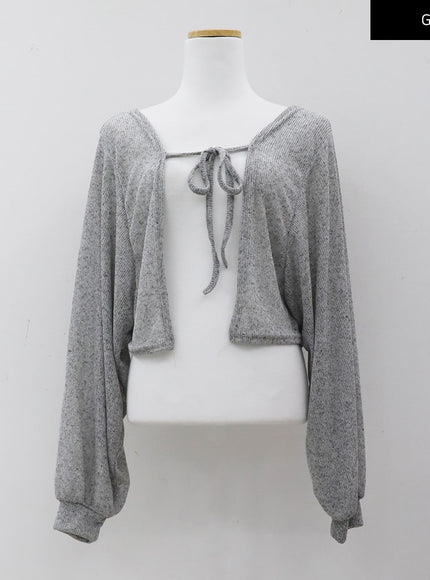 透明寬鬆波萊羅短上衣 CJ08